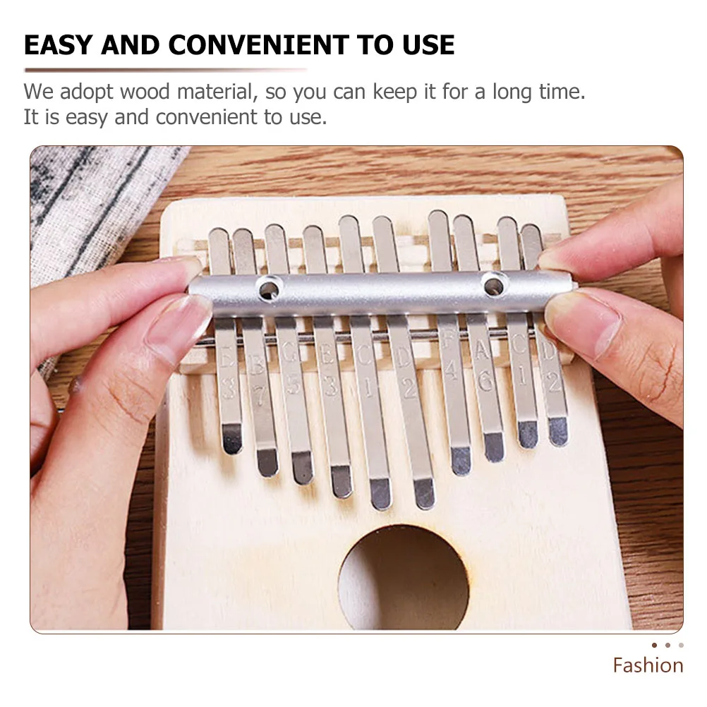 

DIY Wooden Thumb Piano Blank Kalimba Set Premium Material Durable Easy to Paint for Beginners DIY Kalimba Material