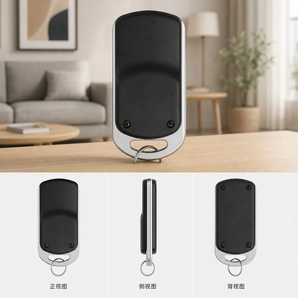 Universal Garage Remote 433MHz Gate Key Fob Wireless Transmitter, Electronic Gate Control Hand Remote, Command Key for