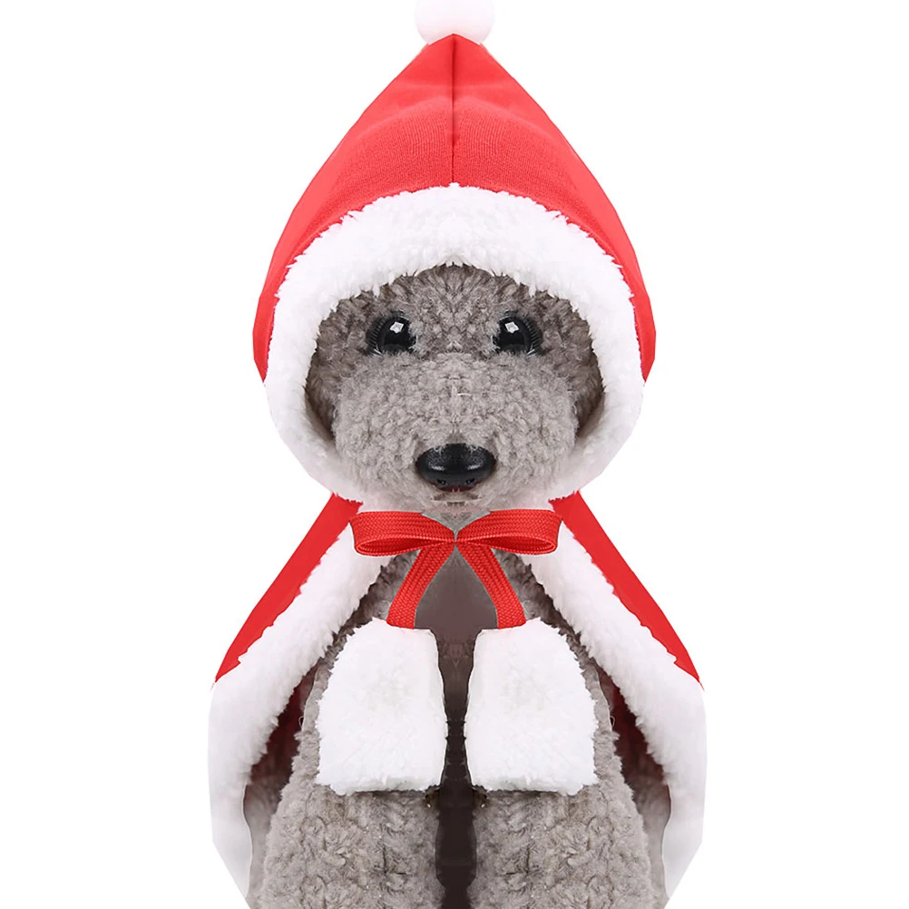 

Christmas Pet Decoration Costumes Puppy Hooded Coat Polyester Cat Dog