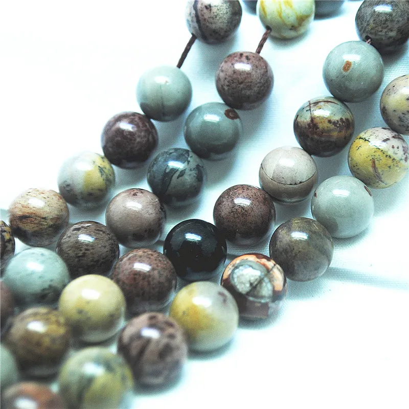 1 سلسلة 32 قطعة زهرة الزجاج الطبيعي جاسبر حجر فضفاض الخرز DIY بها بنفسك مجوهرات اكسسوارات 12 مللي متر كرة مستديرة عناصر خاصة