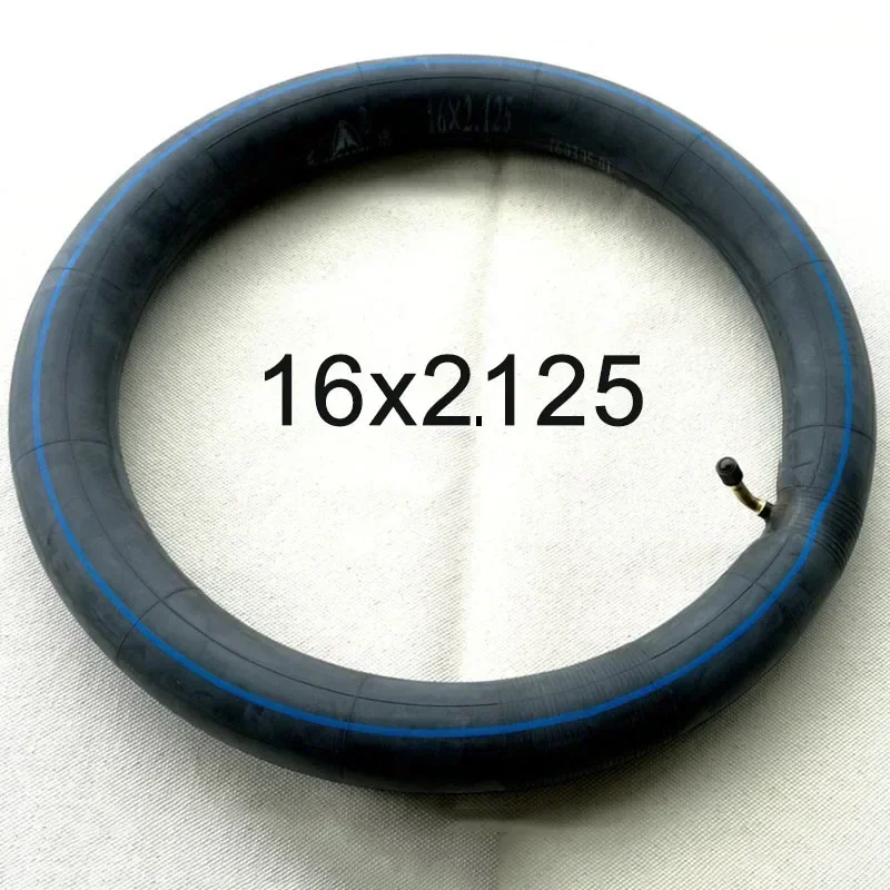 16 inch Rubber Inner Tube 16x2.125 16x2.50 for Electric Scooter e-bike Bike Cycling Tire Rubber Tube tyre Black