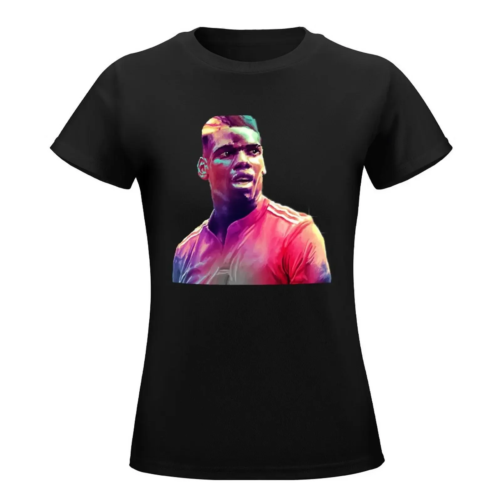 Colourful Pogba T-Shirt Blouse Female clothing t-shirts for Women graphic tees