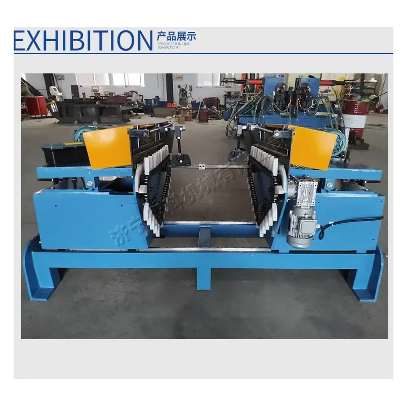CE Certification Double Head End Steel Pipe Deburring Machine Round Bar Chamfering Machine