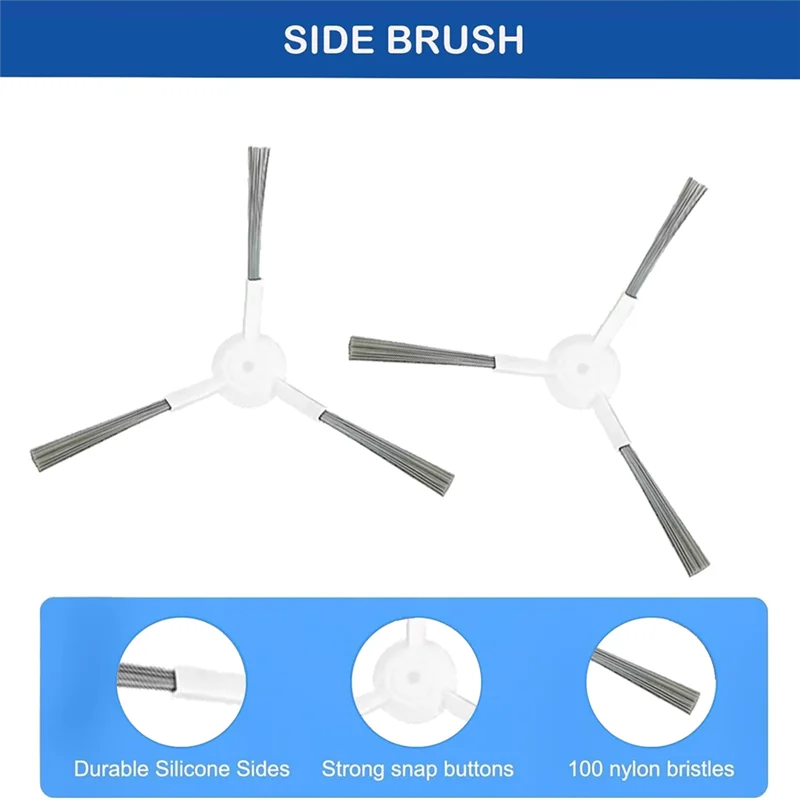 KEOL-18PCS 브러시 필터 먼지 봉투 걸레 천 Fordreame L10s Pro Ultra Heat RLL82CE/X30 Ultra/Mova E30 Ultra 예비 부품