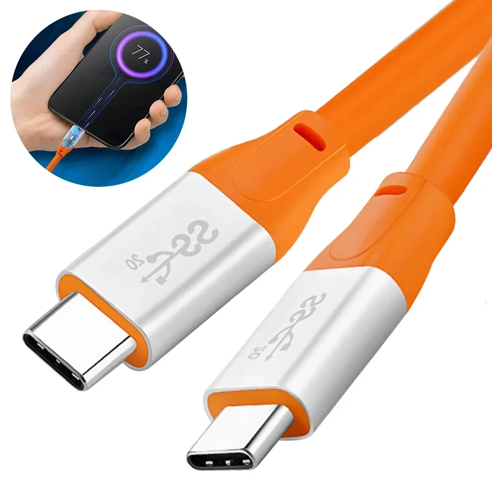 Type C Cable PD100W 20Gbps Type C Fast Charging Data Cable Support 4K60Hz Audio Video 20V5A Usb 3.1 Gen2 for Ipone15 for Mate60