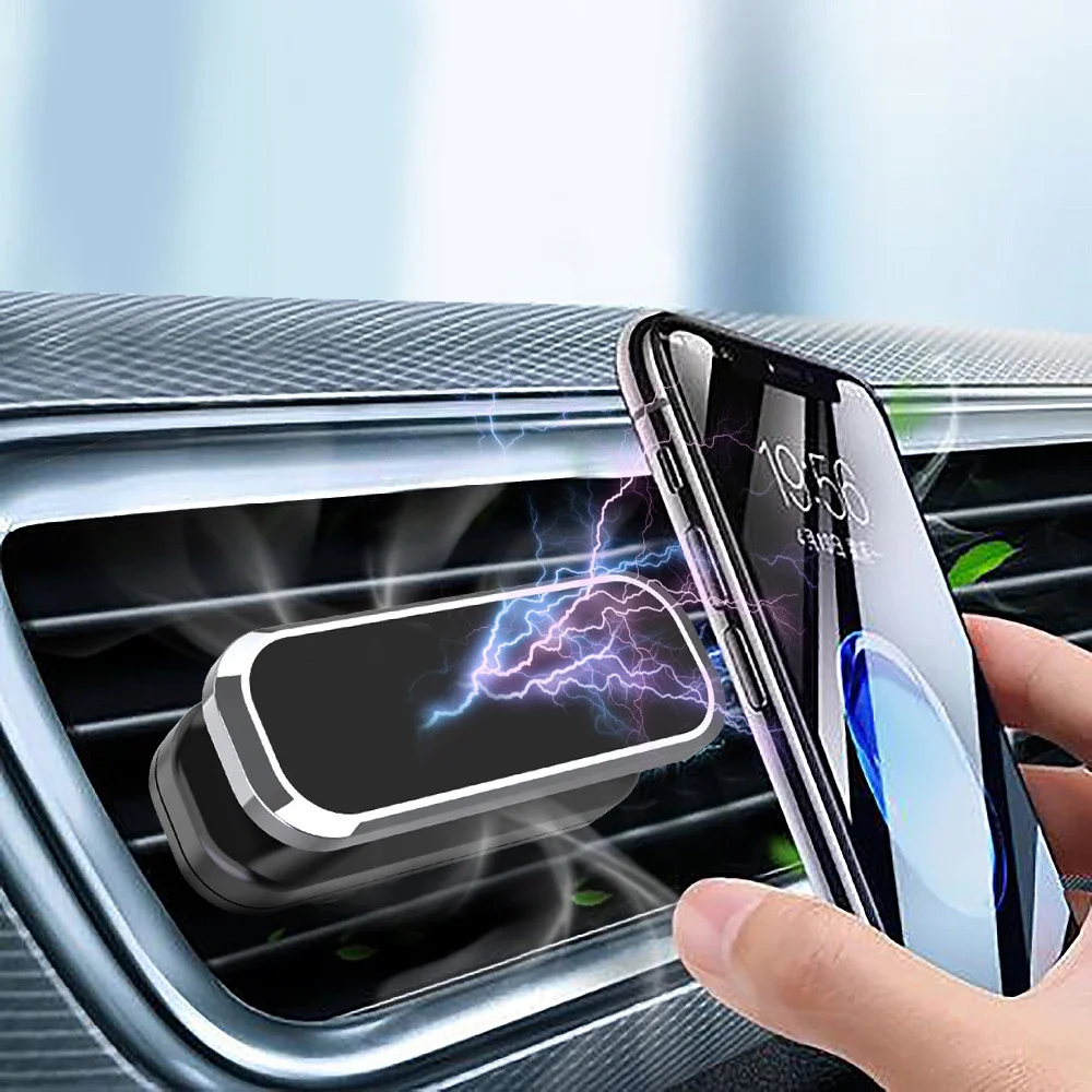 

for New car air outlet solid aromatherapy stand durable magnetic crazy shake off magnetic mobile phone stand