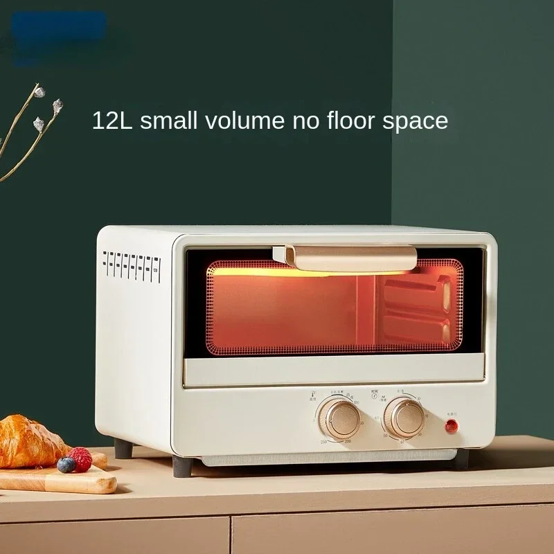 

Electric Oven Household Mini12L Household Baking Electric S-shaped Heating Tube Three-dimensional Baking