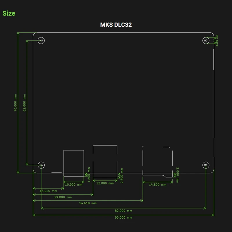 MKS DLC32 V2.0 Offline Control 32Bits ESP32 WIFI GRBL TFT Desktop Lasering Engraving Machine DIY Universal Motherboard