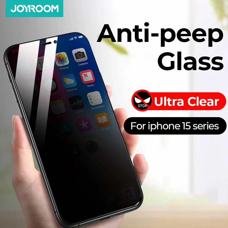 Joyroom HD Film smartphone Anti  Screen Protector for iPhone 15 Pro Max 0.3mm Ultra-Thin Tempered Glass For iPhone 14 13 pro max