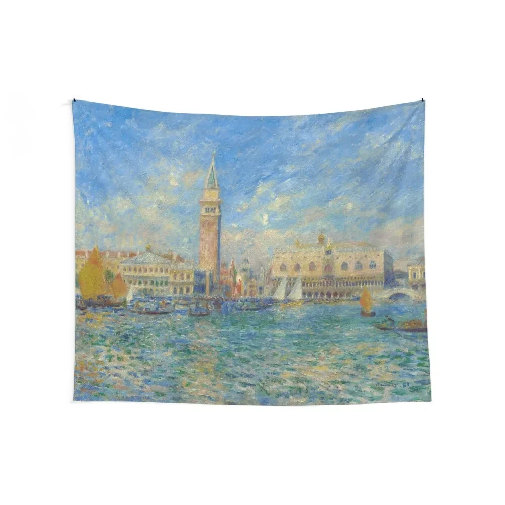 Pierre-Auguste Renoir Vue de Venise (Le Palais des Doges) Tapestry Art Mural Room Decorations Aesthetics Tapestry