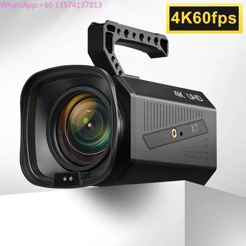 4K60fps UHD Live Streaming Camera with Large 4/3-inch CMOS Sensor & F1.5 Aperture for Professional Video Streaming