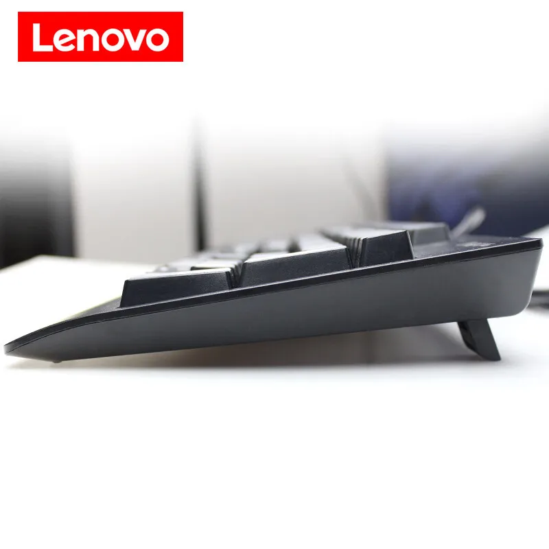 Lenovo keyboard Mouse PS/2 Round Port Interface Wired Combo Red Dot Waterproof Ergonomics For Laptop Mini Pc  Notebook Original