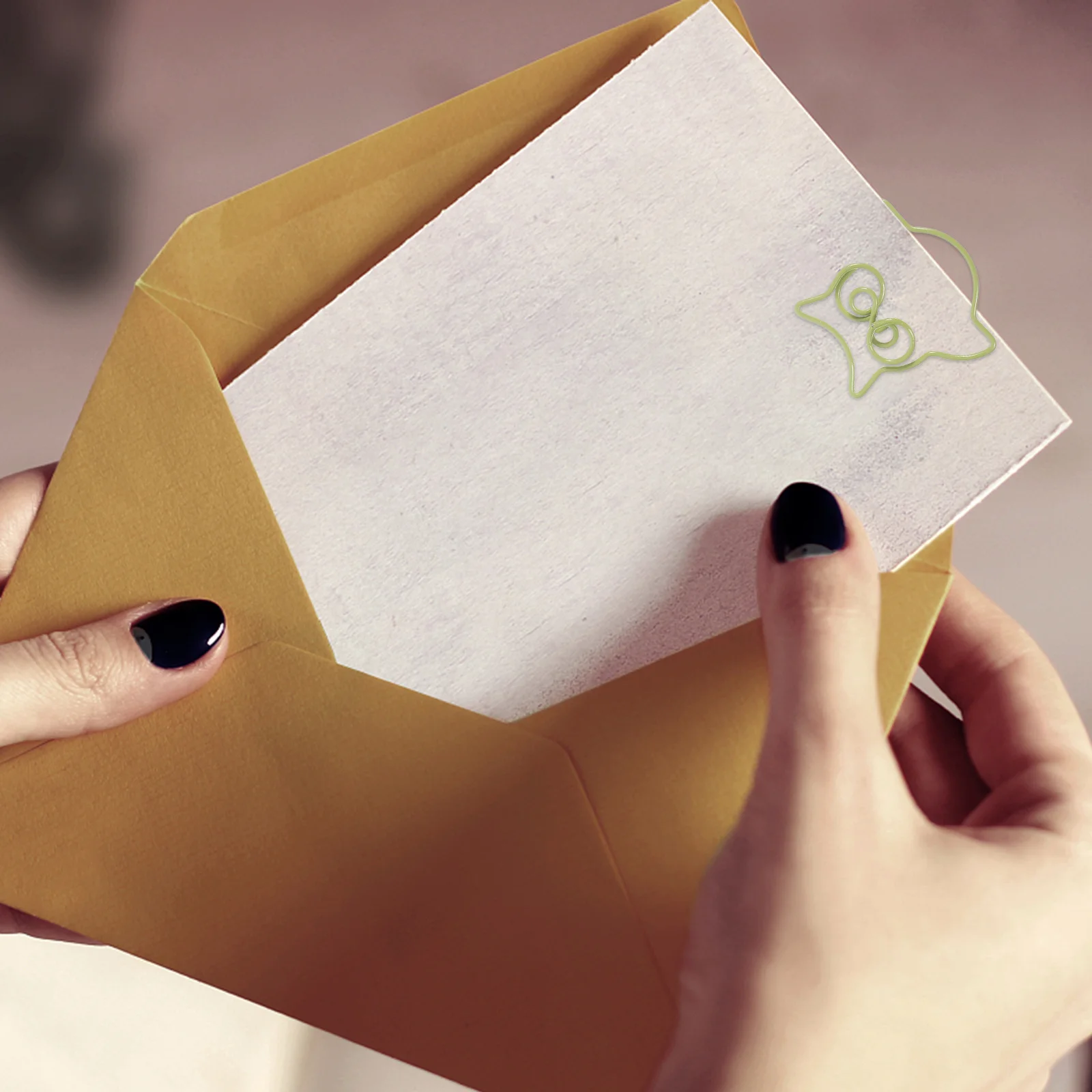 50Pcs Owl Shaped Paper Clips Colored Cute Animal Clips Multi Functional File Fixing Stationery for Home Office Desk