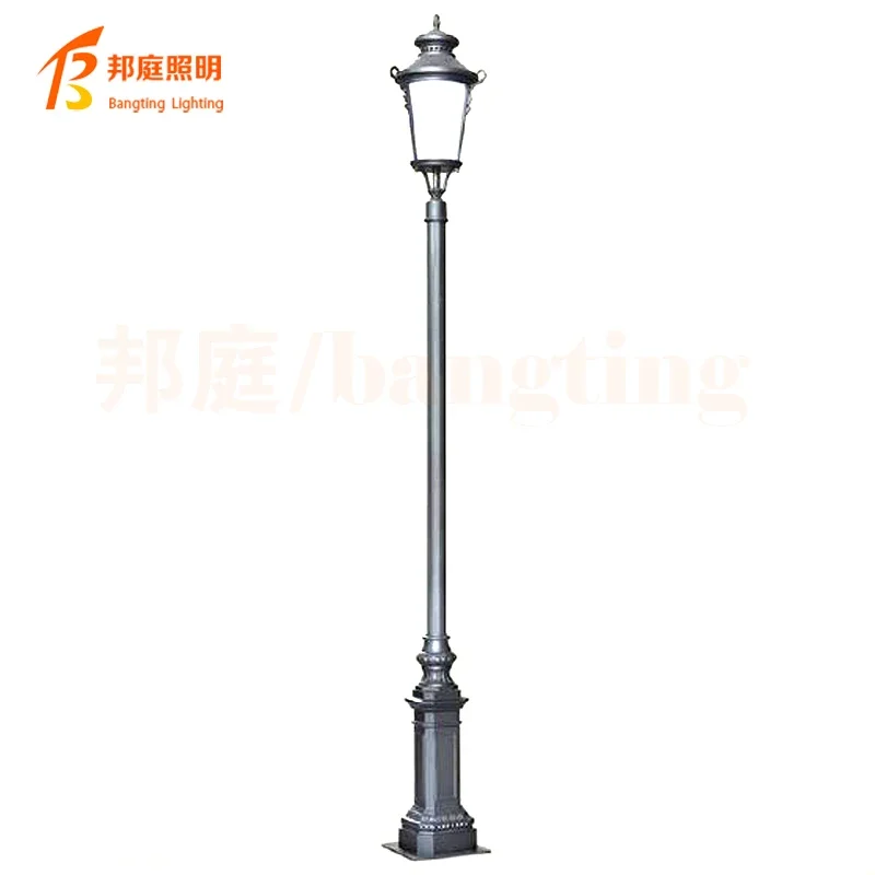 Waterproof 3.5m LED Garden Lights Garden Lamp Style Die-cast Aluminum Vintage European Outdoor Electric 80 IP65 1 Set