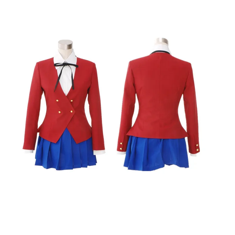 Japan Anime Dragon X Tiger Toradora Aisaka Taiga Cosplay School Uniform Costume Halloween Cosplay Costumes