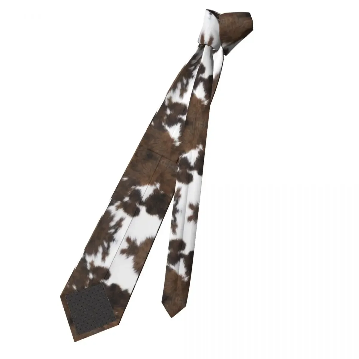 Personalized Simulated Cowhide Texture Neck Ties Men Fashion Silk Party Necktie