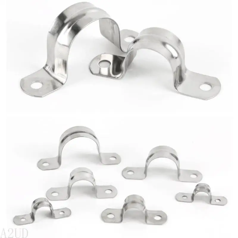 A2UD Metal Selds Tubo Tubo Tubs Gramp com dois orifícios para apoiar o tubo pesado com oxidação superior e resistência à