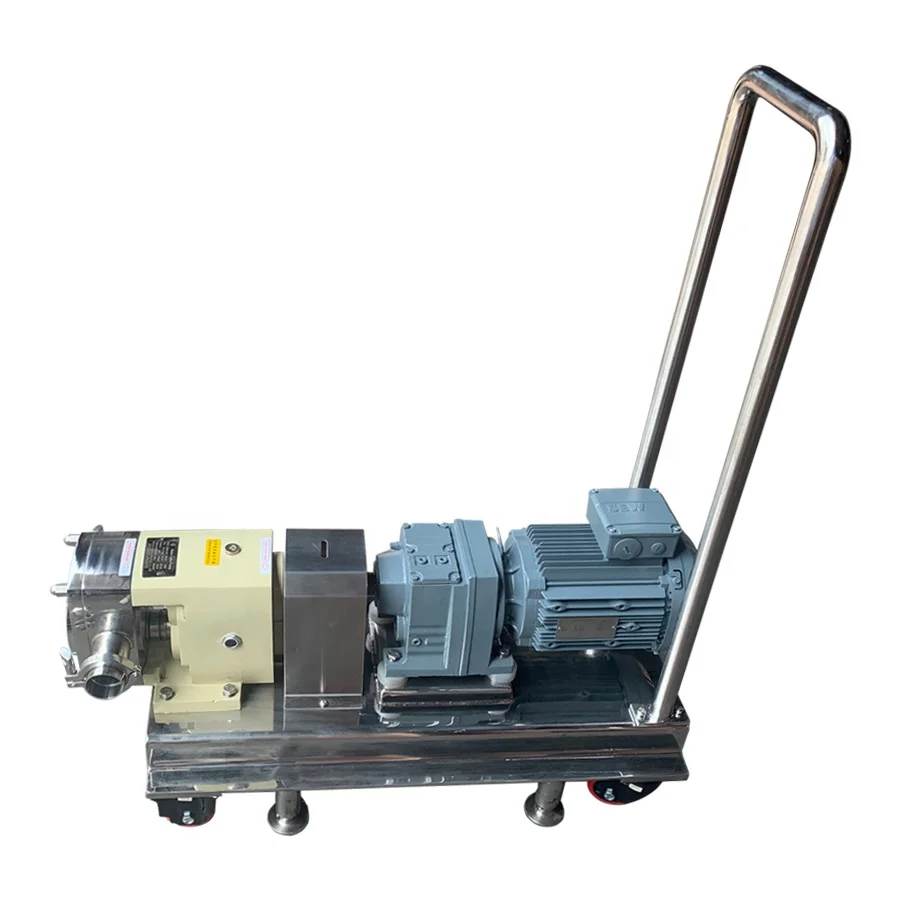 Bomba de lóbulos para transferencia de ketchup