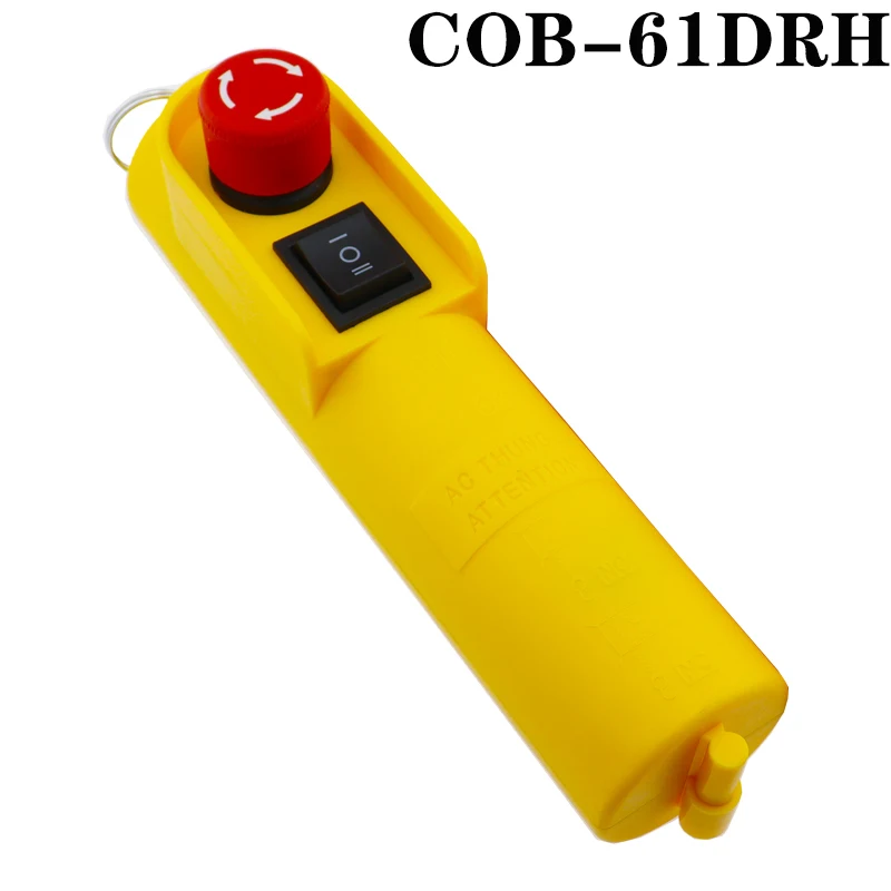 COB-61DRH direct operation rain proof crane control electric hoist with emergency stop mushroom head switch button