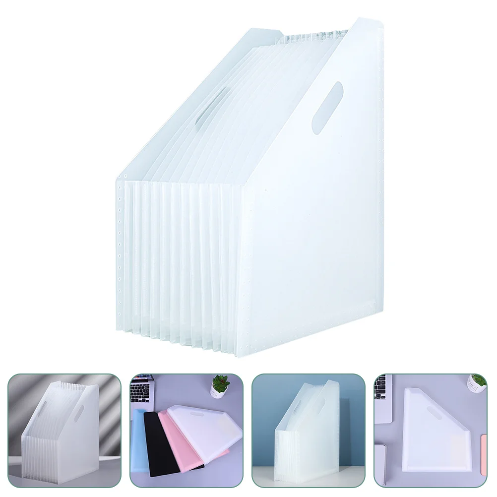 

Folder Storage Rack Desktop Organizer For Files Books Mail Vertical Holder Accordion File Organizer Magazine Rack