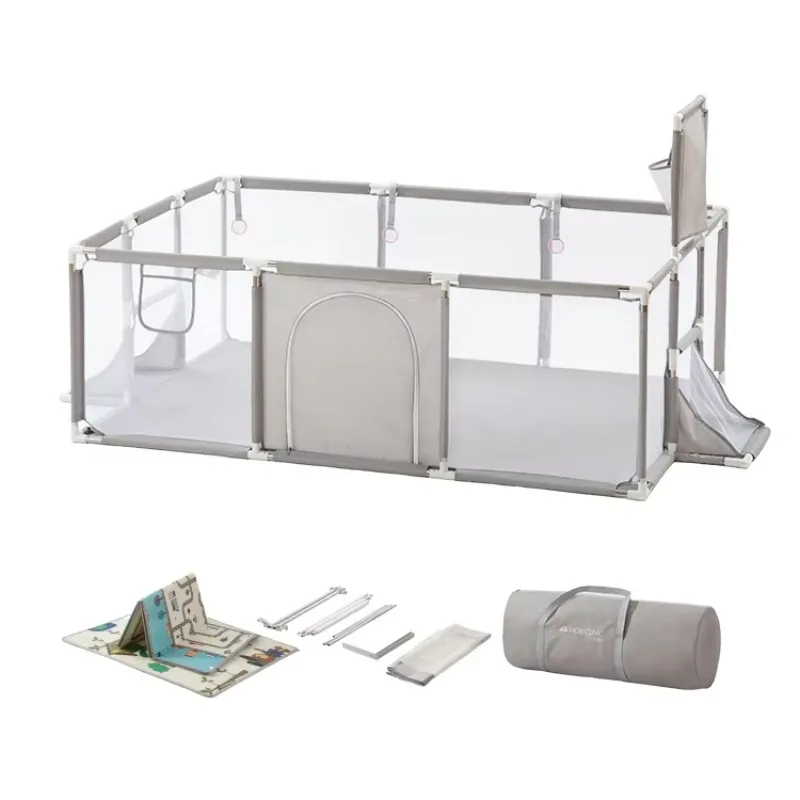 

Easy Folding Design Reinforced Corner Safety Material Comfort Liner Baby Fence Newborn Use