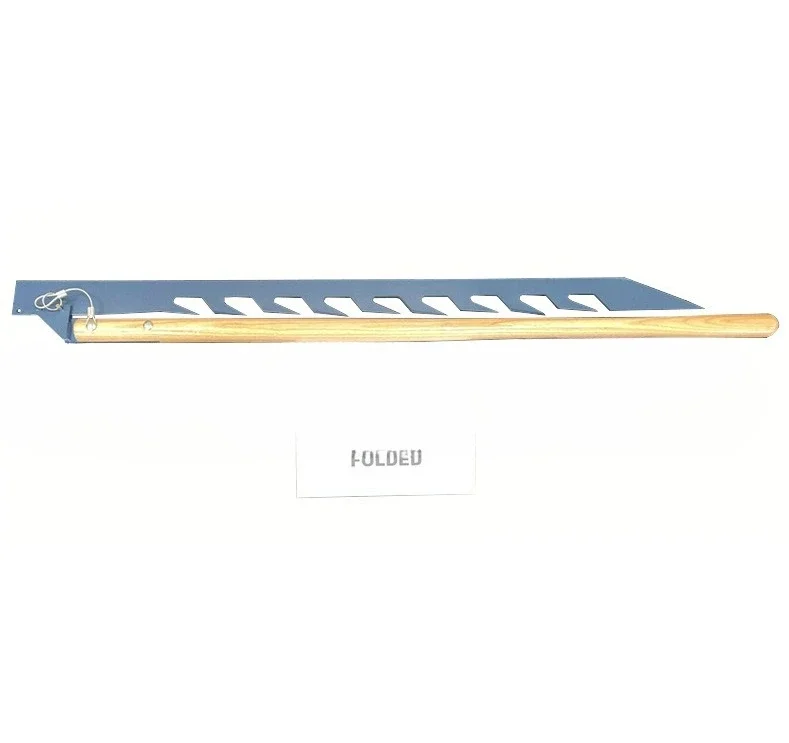 42-Inch Wooden Handle High Wear-resistant Lightweight Foldable Ice Saw Winter Fishing Tool Assistant Ice Chisel