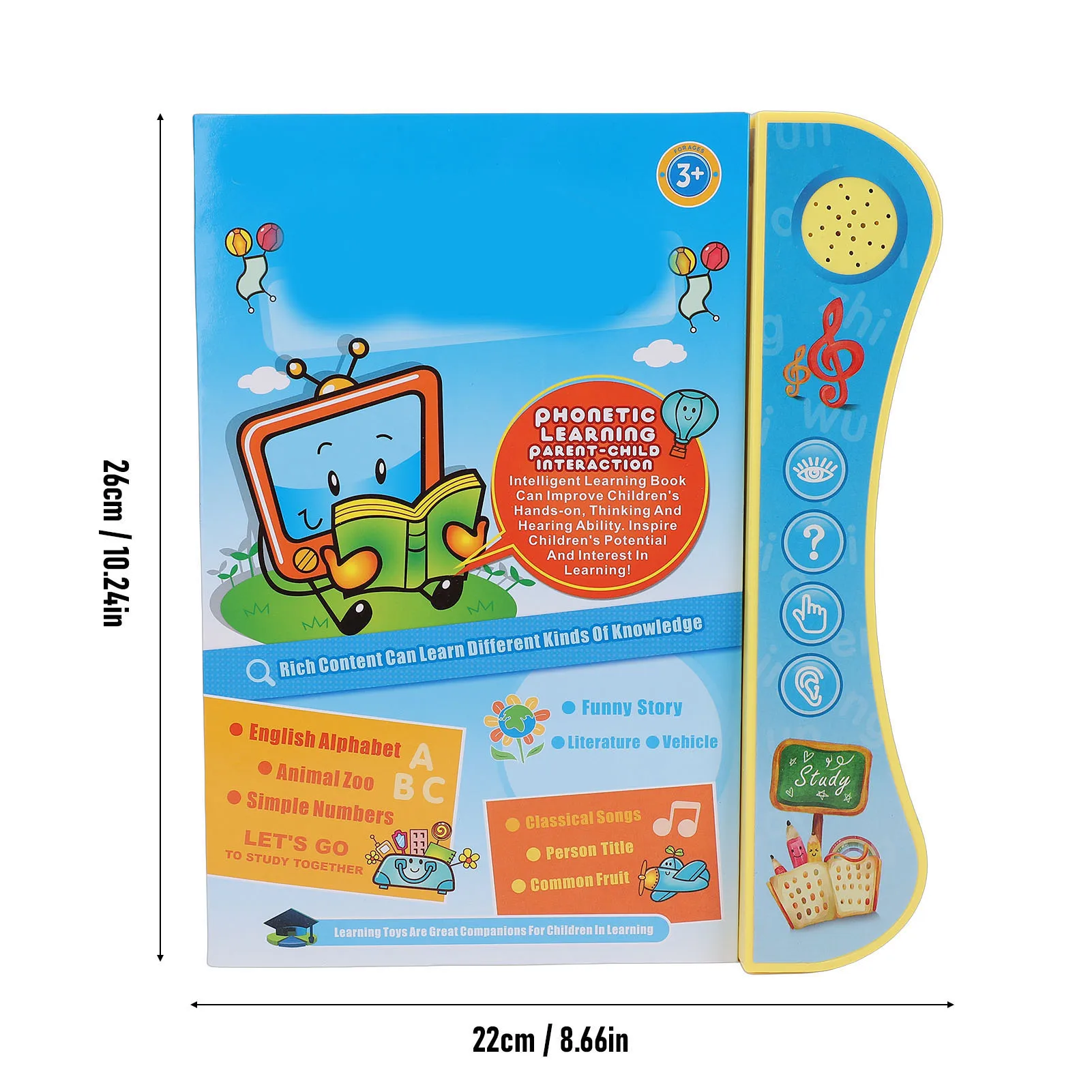 Education Reading Sound Book Interactive Audio Sound Book Talking Pen Book Set Kids Early Educational Learning Electronic