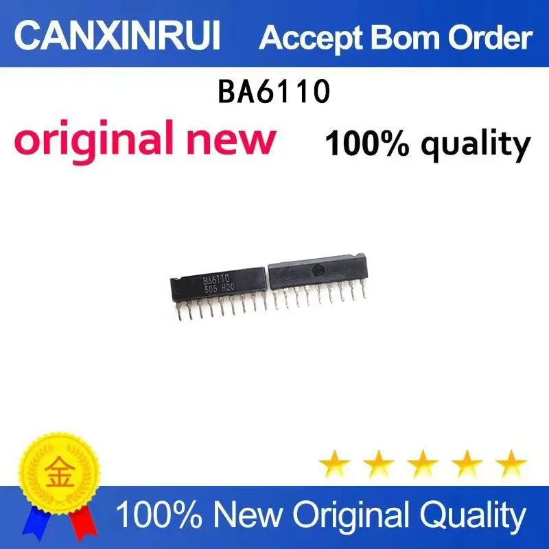 (5-100 Pieces) The all-new BA6110 voltage controlled operational amplifier is directly inserted into the SIP-9 spot chip IC
