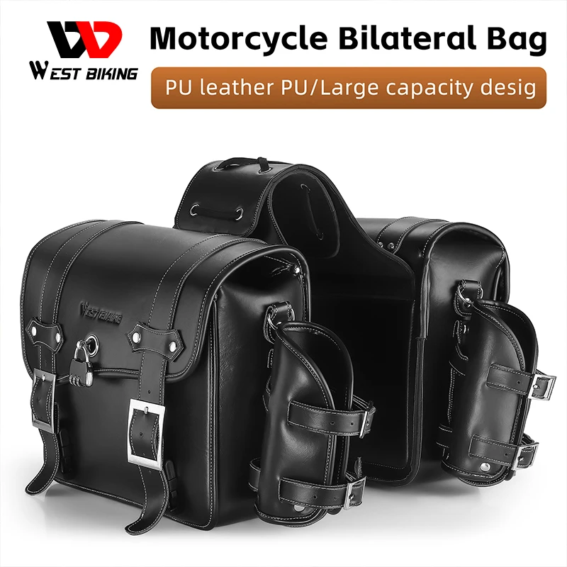 WEST BIKING Wholesale Motorcycle Soft Women'S Saddle Bags 16L Large Capacity Saddlebags Motorcycle Parts And Accessories