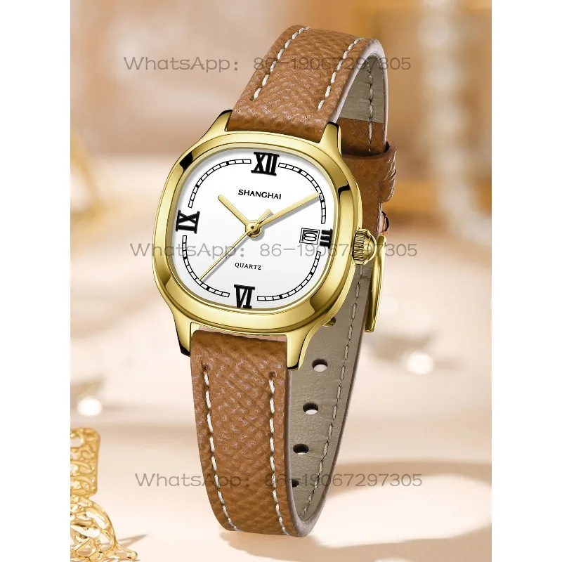 Time Island Watch 1 Store Shanghai Watch National Series Vintage Small Square Quartz Women's Watch