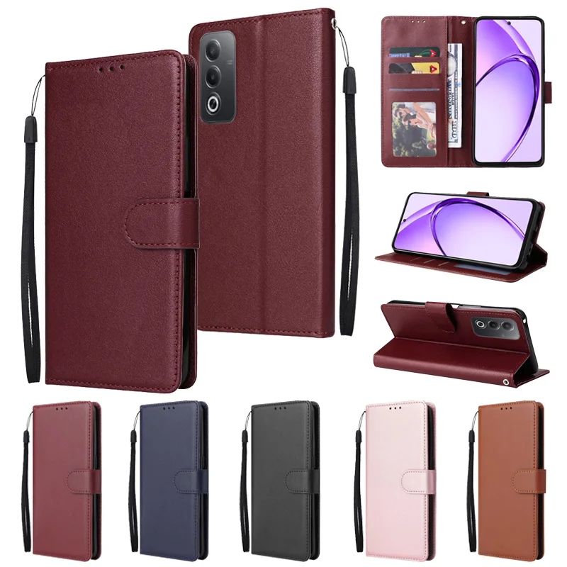 sFor OPPO A80 5G Leather Case on for Coque Oppo A80 OPPOA80 A 80 A60 5G A40 Cover Classic Style Flip Wallet Phone Case Fundas