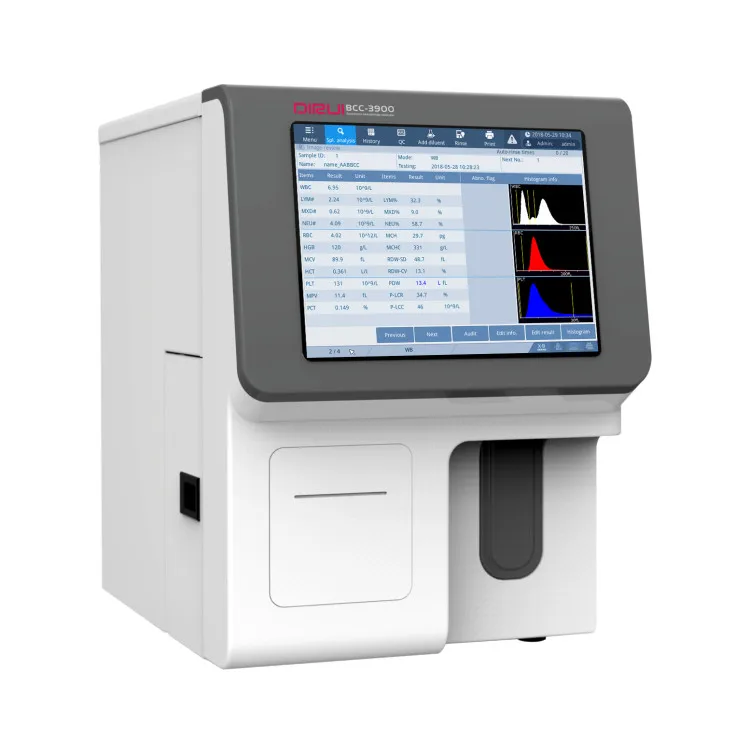 CE certificated 70 tests per hour BCC-3900 hematology analyzer  machine