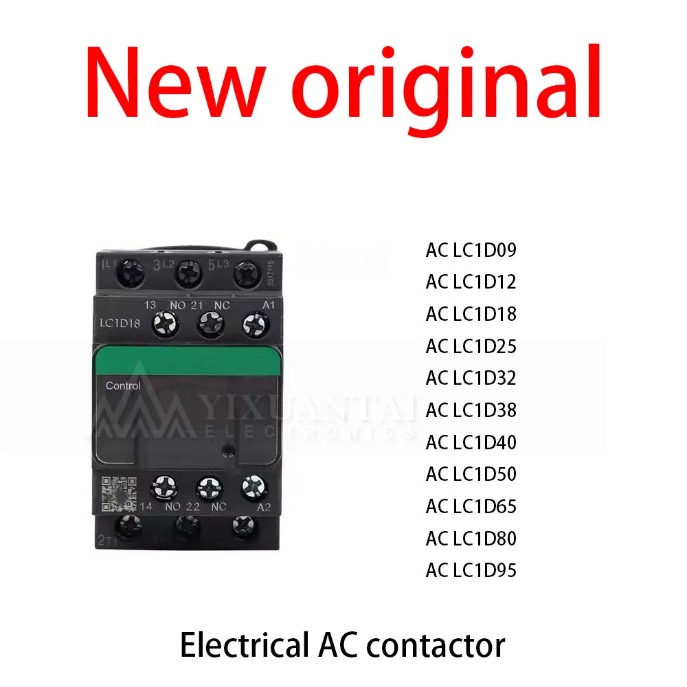 

1Pcs/New Original AC LC1D09 AC LC1D12 AC LC1D18 AC LC1D25 AC LC1D32 AC LC1D38 AC LC1D40 AC LC1D50 AC LC1D65 AC LC1D80 AC LC1D95