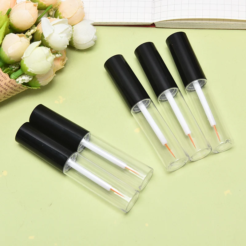 8ml Empty Liquid Eye Liner Transparent Tube False Eyelash Glue Bottle Eyeliner Container Make Up Tube