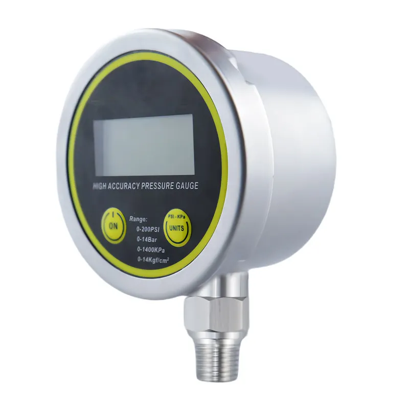 1000psi High Pressure Range Stainless Steel Case Digital Pressure Gauge