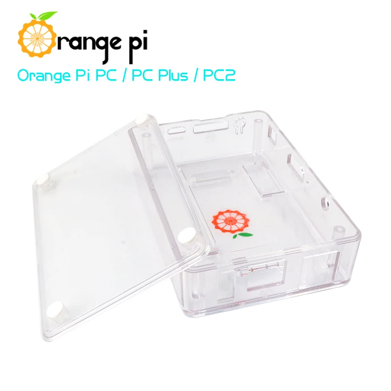Caja blanca transparente ABS Orange Pi para PC, PC Plus y PC2 Orange Pi