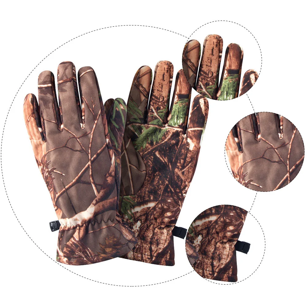 Of Camo Hunting Gloves Full Finger Gloves Outdoor Hunting Camouflage Gear For Hunting Cycling Accessories