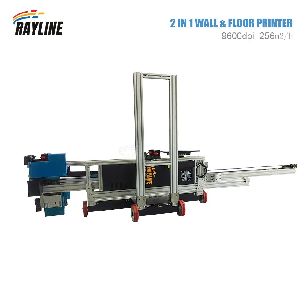 Imprimante Murale 2-in-1 AI 4K Wall Floor Printer UV Wall Floor Integrated Printer for Commercial Spaces Ground Floor Painting