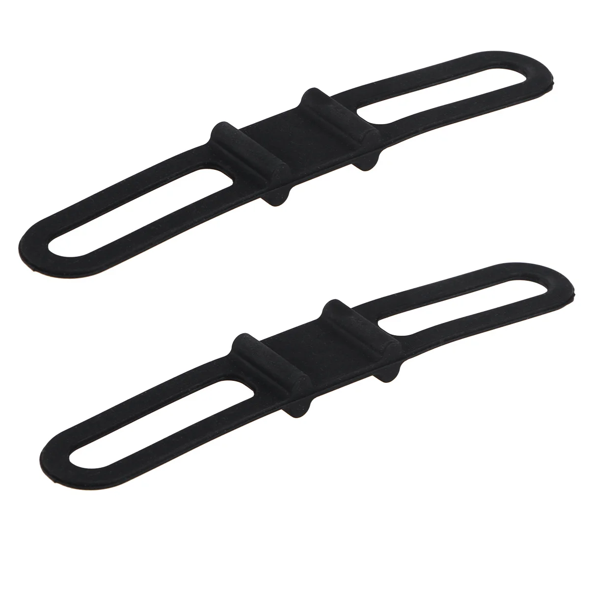 

5Pcs Bike Silicon Strap Elastic Bands Black for Mountain Road Folding Electric Bike Light Phone Mount Holder Accessories