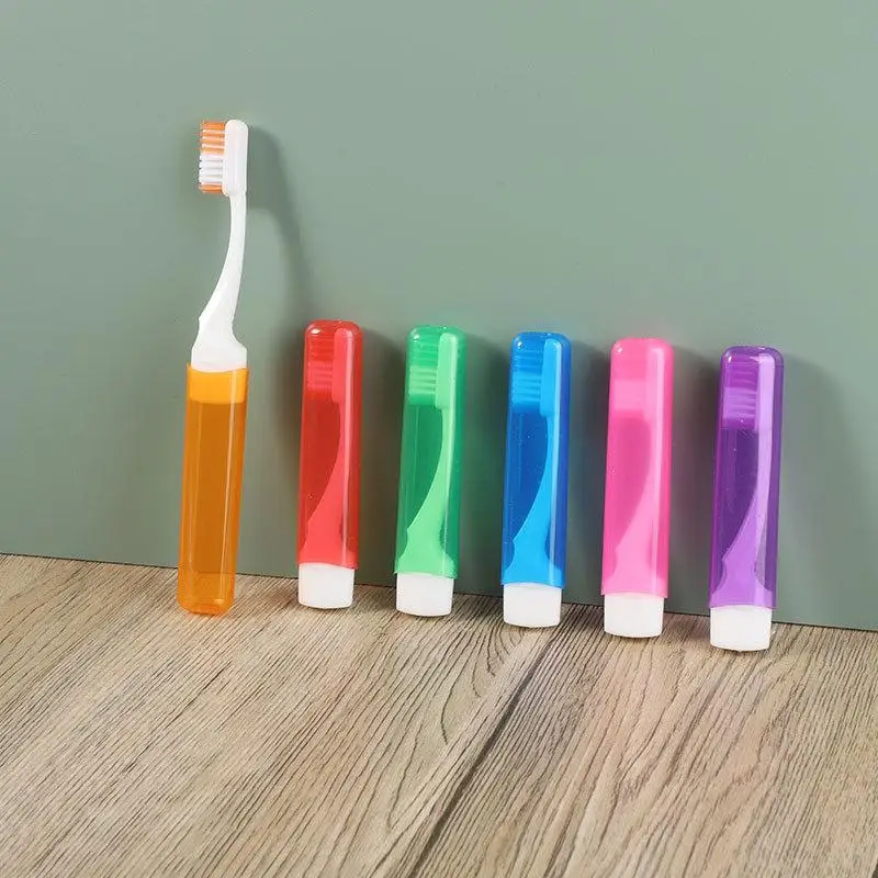 

5/10 шт. портативные складные зубные щетки для путешествий, супермягкая щетина, для кемпинга, походов, активного отдыха, легко брать с собой