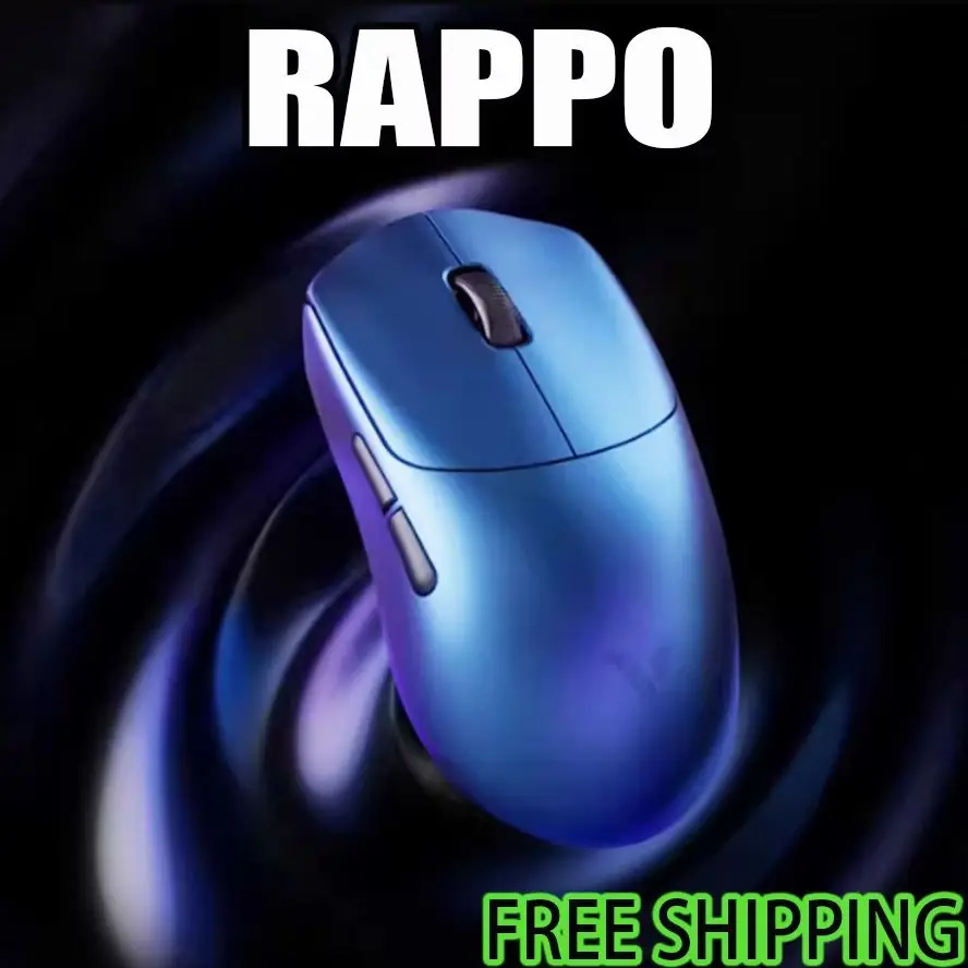

Беспроводная мышь Rapoo VT0 MAX Dual Nordic 54H20, легкая игровая мышь, эргономичная, для средних и маленьких рук, 8K, 3950 DPI, с длительным временем работы