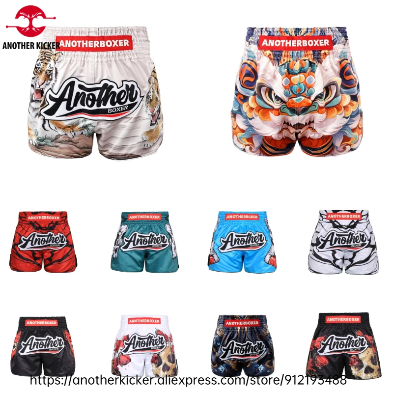 

Шорты для тайского бокса премиум-класса Tiger Muay Thai, мужские, женские, молодежные, для кикбоксинга, ММА, тренировочные шорты для единоборств