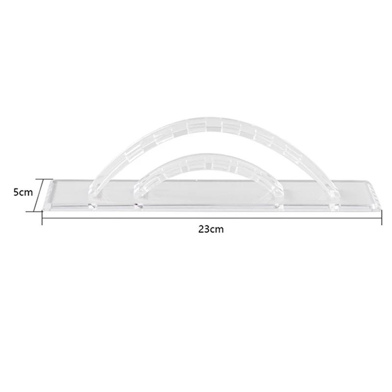 Support de pincettes à cils Transparent en acrylique, 6 trous, support de rangement, Clips d'extension de cils, support d'exposition, outils