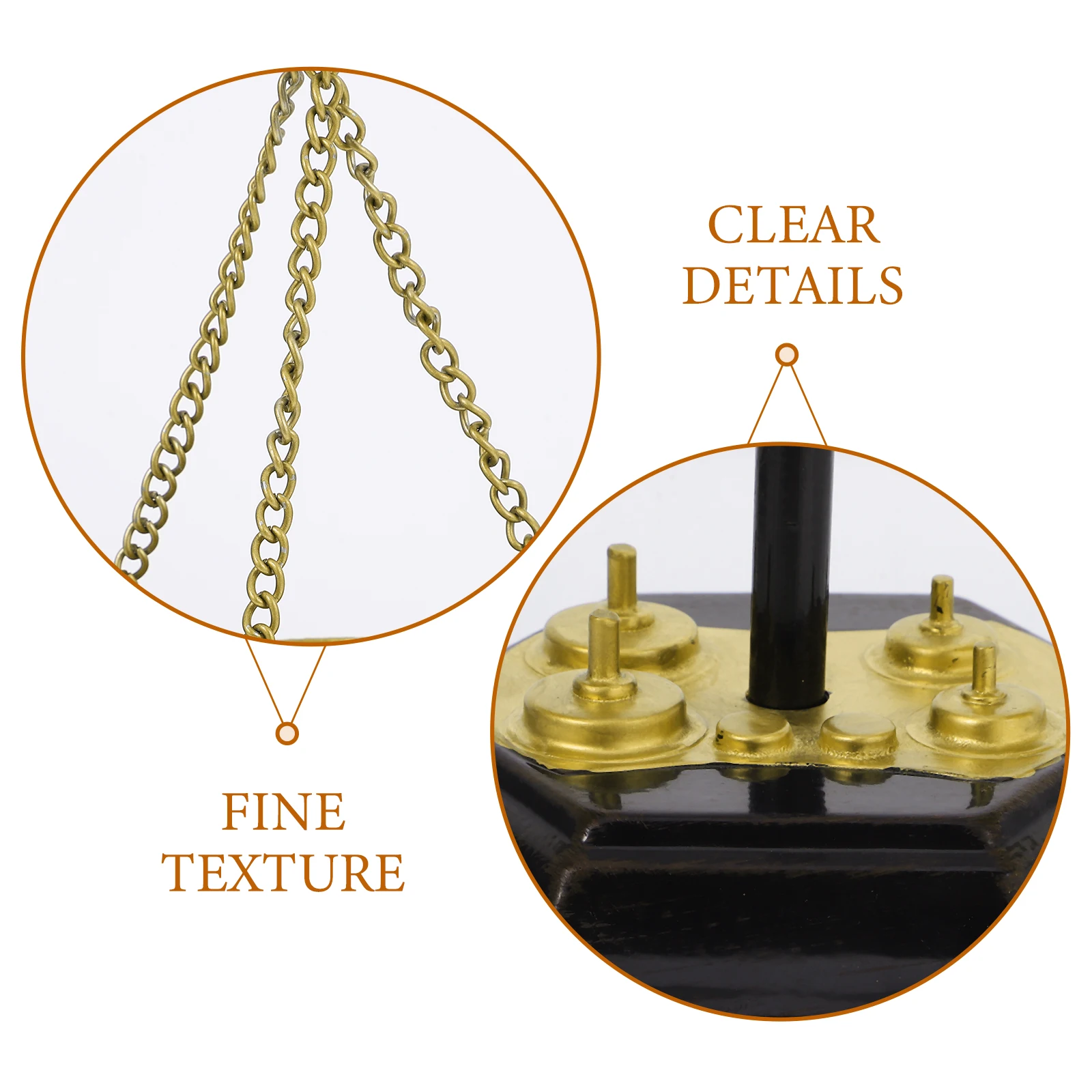 زخرفة مقياس ميزان الميزان المعدني لقطعة مركزية للديكور على سطح الطاولة لهجة التصميم الداخلي للمكتب المنزلي