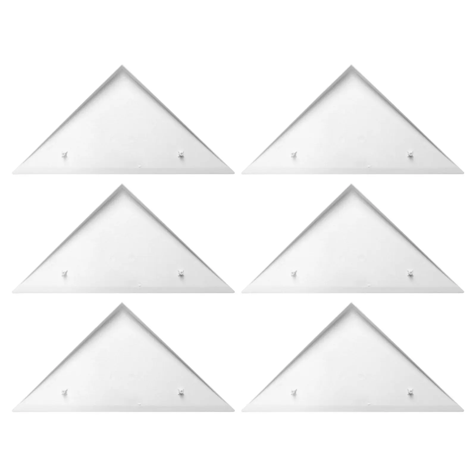 

6Pcs Foosball Table Triangle Corners Plastic Edge Protectors Stable Replacement Parts for Game Rooms Bars Clubs Table Football