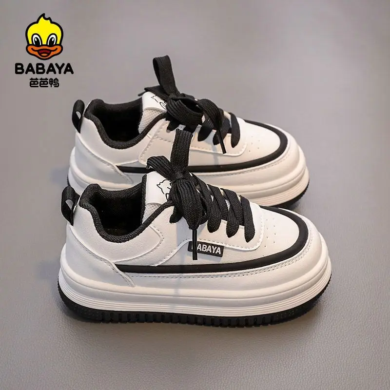 Babaya Children\'s Skate Shoes Boys Sneakers Autumn 2023 New fashion Girls Sports Shoes Campus Kids Casual Shoes