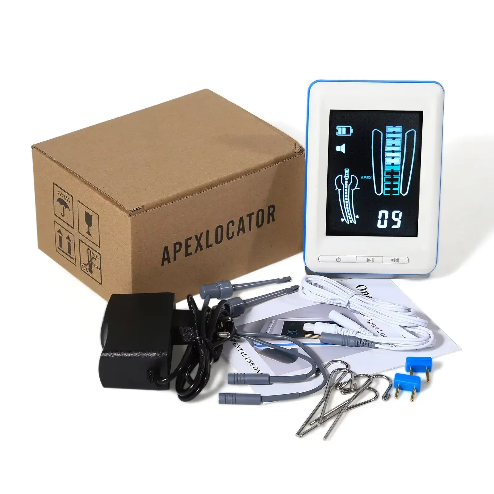 Dental Endodontic Root Canal Meter Finder Apex Locator LCD Screen Fit DTE Woodpex III