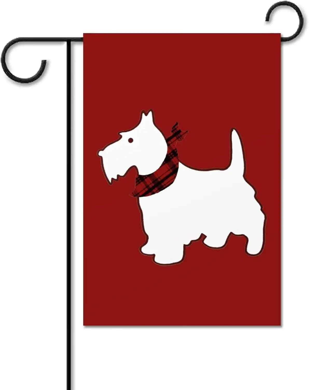 Scottie Dog Small Garden Flag 12x18 Double Sided Welcome Flag House Flag Decor for Outside Welcome Autumn Yard