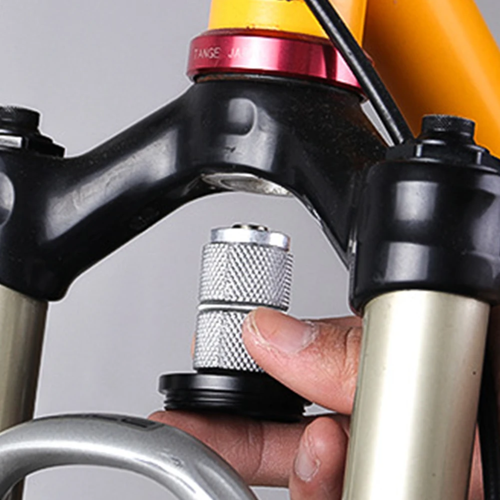 

Tracker Mount Holder Used on Front Fork Anti-Theft Protect Bicycle Mounts Bike Holder Bike Headset Cap Cover for Apple Airtag