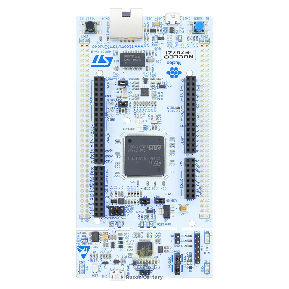 NUCLEO-F767ZI STM32 Nucleo-144 Evaluation Board STM32F767ZI 216MHz Cortex-M7 2MB Flash 512KB SRAM Genuine